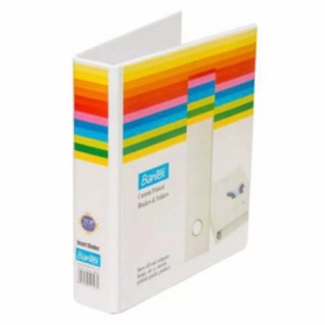 

ORDNER INSERT BINDER BANTEX WHITE A4 FOLIO 8562 65mm GROSIR MURAH