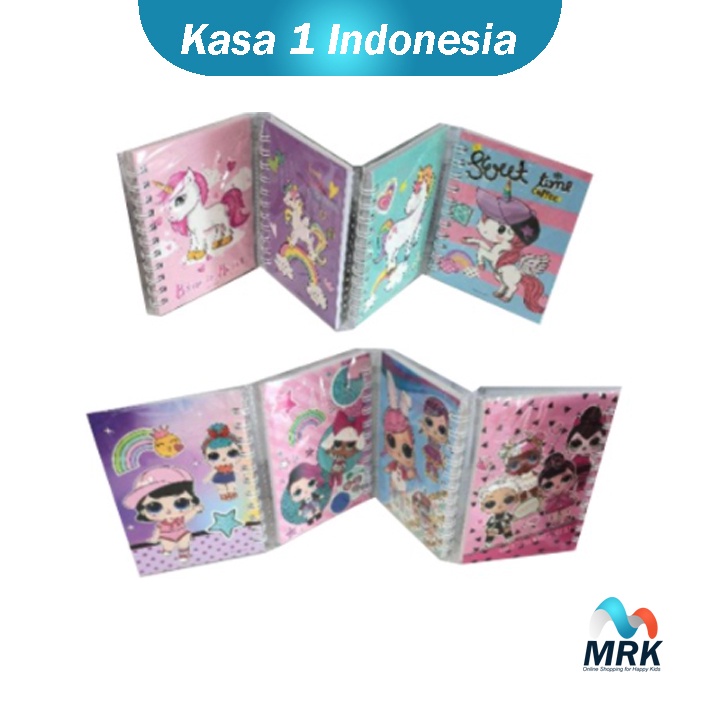 

1 PACK Buku Memo / Diary Spiral Kecil Ukuran A6
