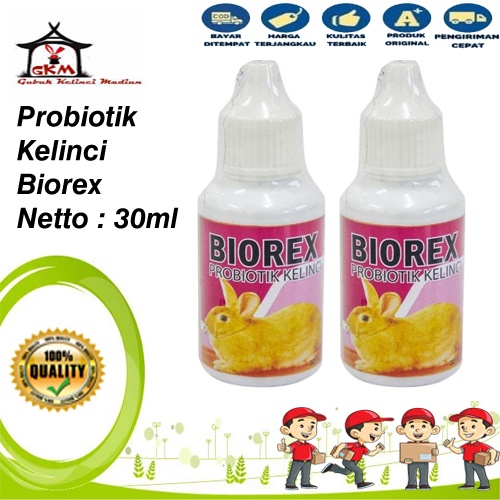 Probiotik Vitamin Suplemen Kelinci Biorex 30ml