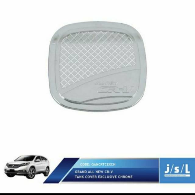 Tank cover/ tutup tangki mobil all new CRV model exclusive chrome jsl