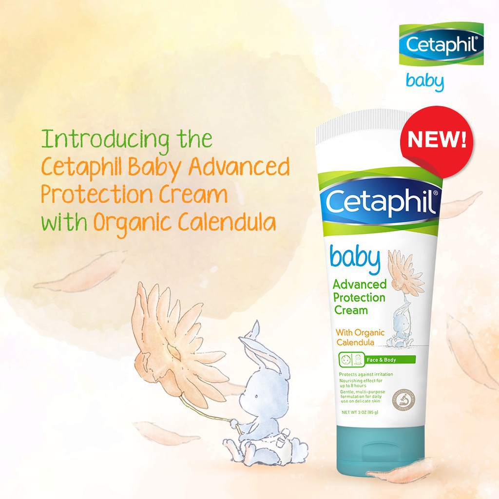 Cetaphil New Advanced Protection Cream 85gr With Organic Calendula