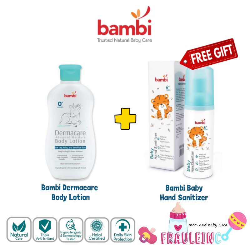 *FRAULEINCO* BAMBI BABY DERMACARE Free Hand Sanitizer