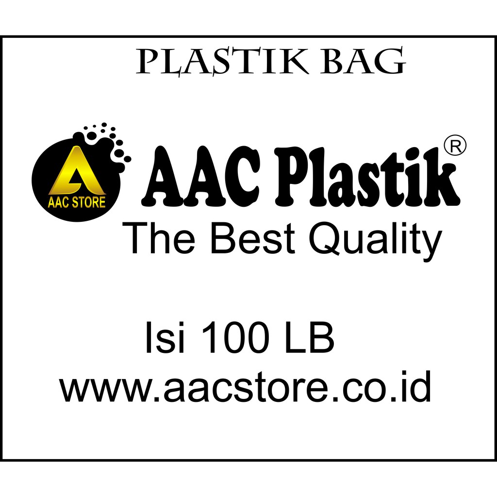 Plastik Packing Online Tanpa Plong 25x35 dan 30x40 Isi 100 lembar