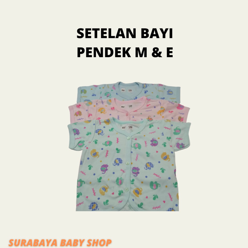 SETELAN  BAJU  PANJANG / PENDEK BAYI  M &amp; E 741300 / 741310