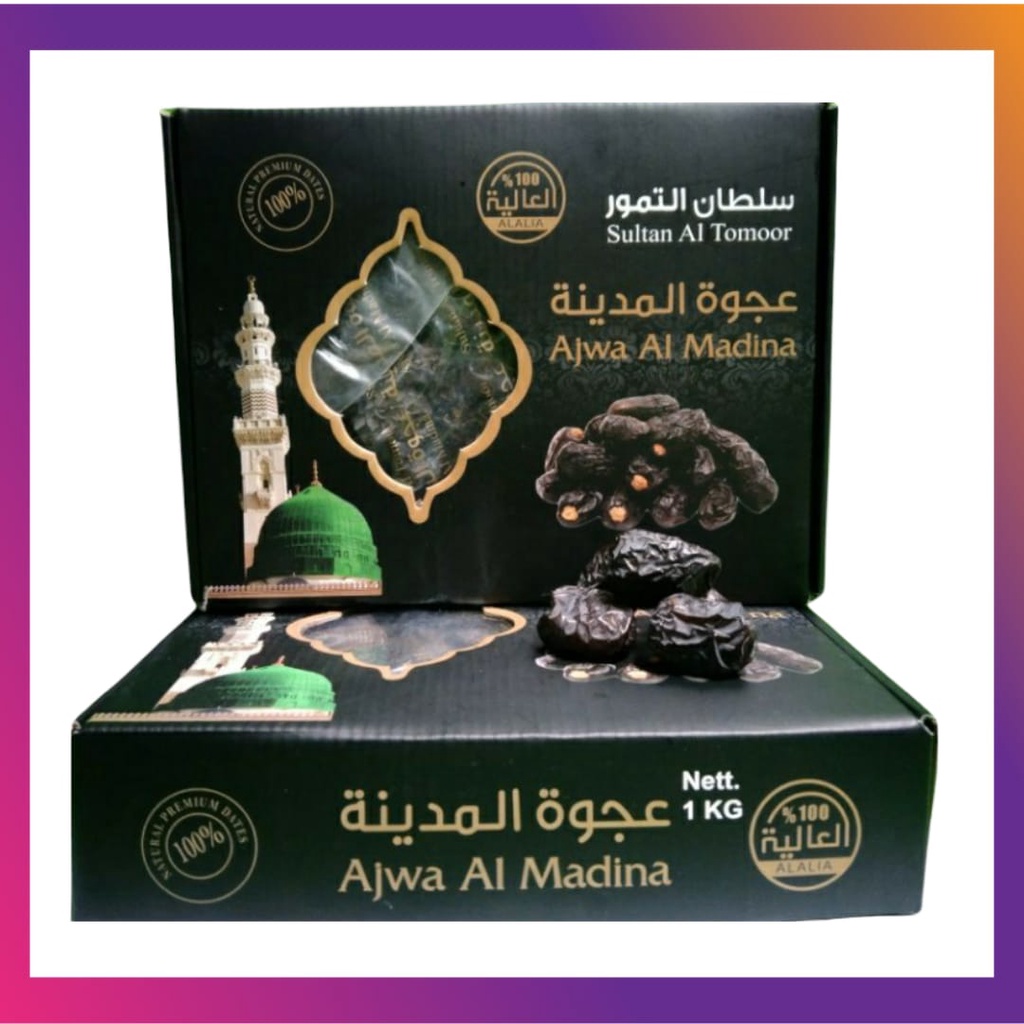 

KURMA AJWA NABI MADINAH SULTAN AL TAMOOR EKSKLUSIF PREMIUM 1 kg