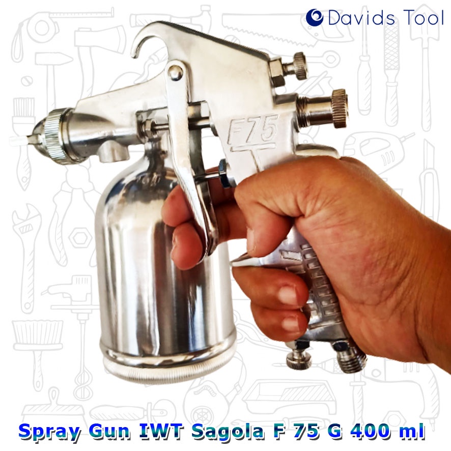 Iwt Spray Gun Semprotan Cat Semprot F75G 400ml