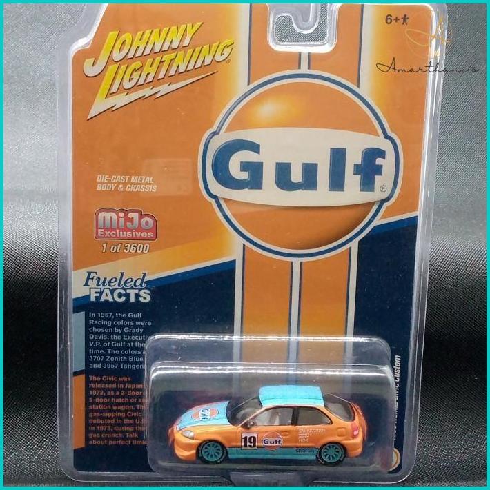 Ac - Johnny Lightning Jlcp7192 50Th Anniversary 1998 Honda Civic Custom 1/6