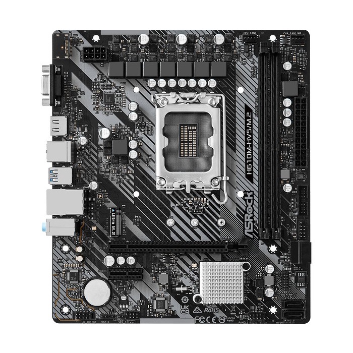 ASRock H610M-HVS/M.2 DDR4 (Intel LGA 1700, H610, Gen12) NAMPOL GAN