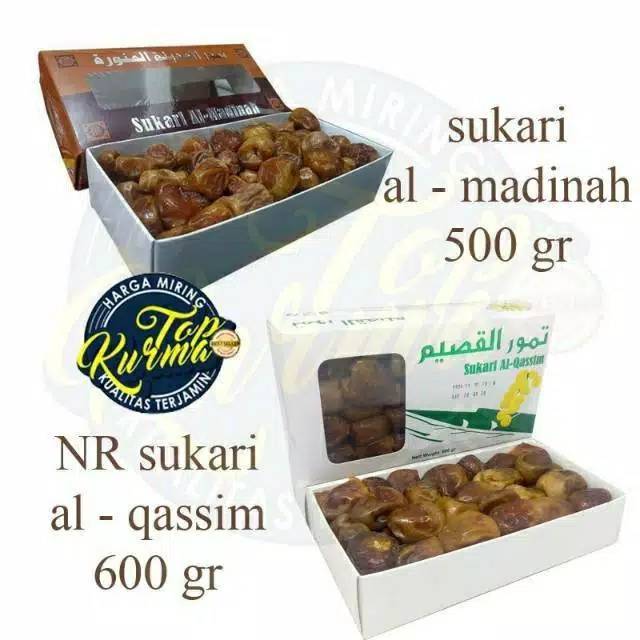 

Kurma Sukari 600gram ORIGINAL AL QASIIM - Al madinah