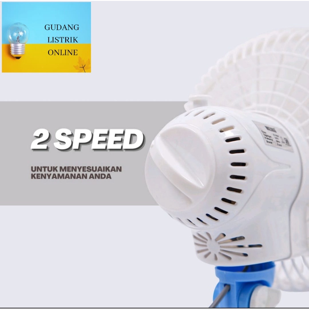 Desk Fan 2 In 1 Dinding + Meja Kartun Cartoon karakter kipas angin 8 Inch