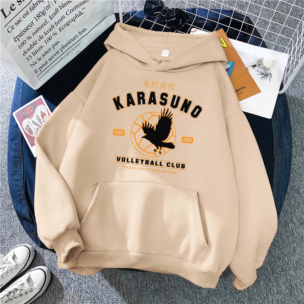 jaket hoodie KARASUNO haikyuu hoodie anime jaket anime hoodie haikyuu