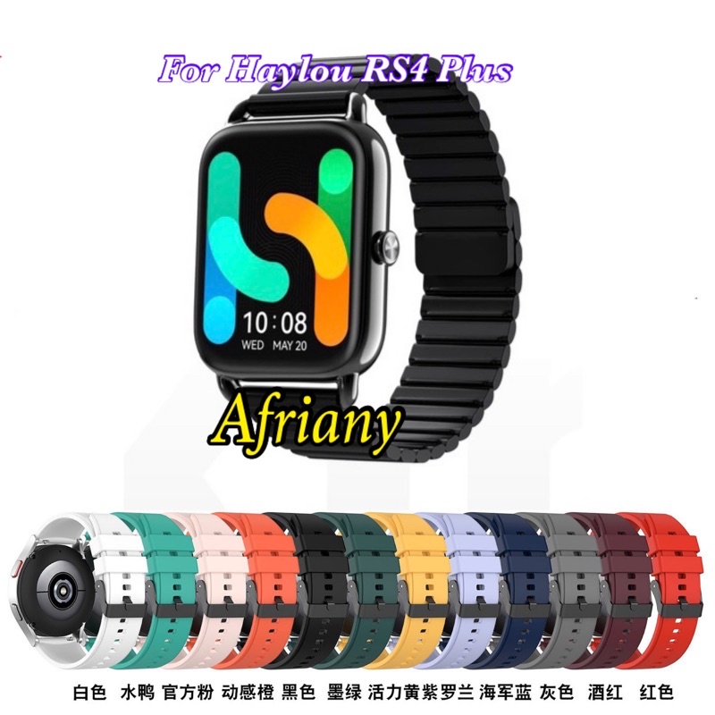 Strap Haylou RS4 LS12/Haylou RS4 Plus/Haylou RS5 LS19 Rubber Tali Jam Tangan