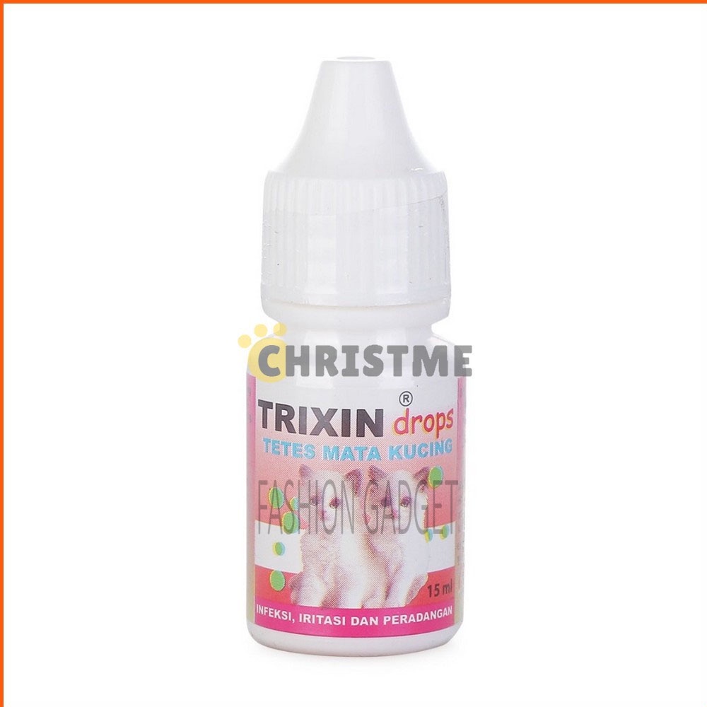 Trixin Drop Cat 10 ml Obat Kucing Obat Tetes Mata Kucing Tetes Hidung Kucing Obat Sakit Mata Kucing Infeksi Radang Obat Mata Merah Berair Belekan Infeksi Meler Untuk Kucing