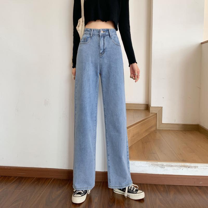 Highwaist kulot jeans wanita loose hangover