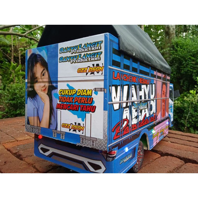 Mainan anak truk oleng wahyu abadi variasi terpal