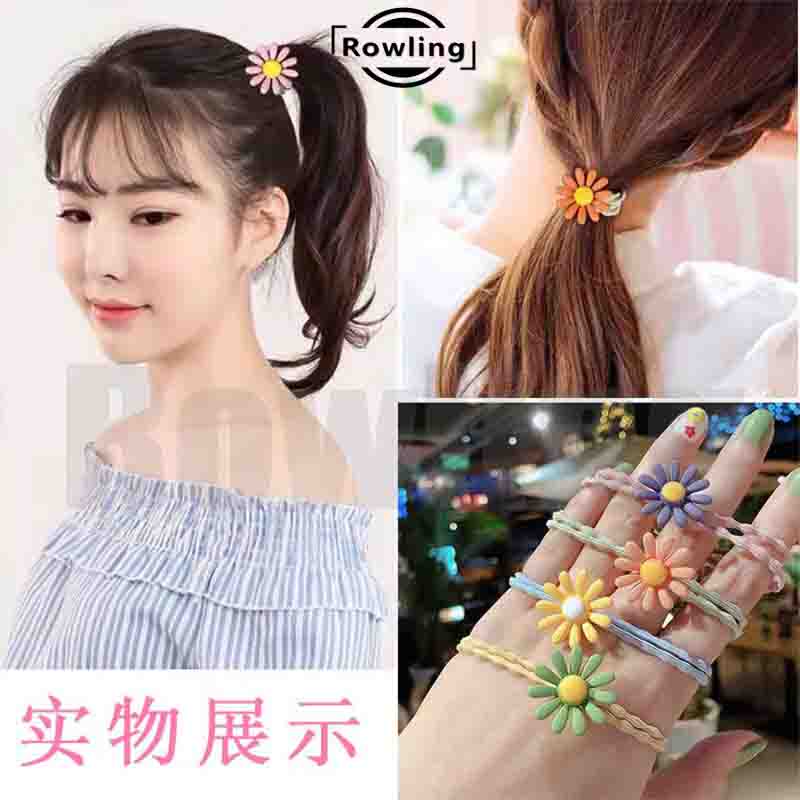 ROWLING (R -94)Ikat Rambut Bunga Bahan Karet Gaya Untuk Wanita Fashion Import Murah Aksesoris Rambut