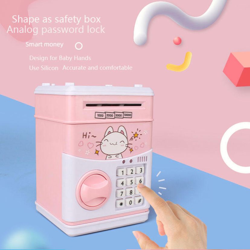 PIGGY BANK KARAKTER / CELENGAN ANAK LUCU / CELENGAN ELEKTRONIK / MESIN ATM ANAK KECIL / DEPOSIT BOX MAINAN ANAK / KADO ULANG TAHUN ANAK KECIL