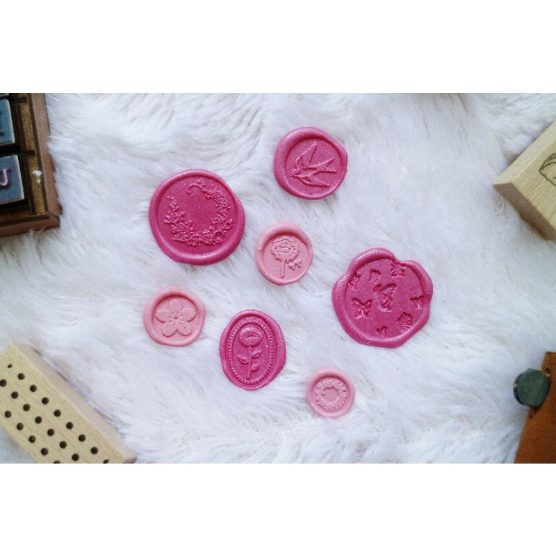 

Wax Seal Coin - Pink Set