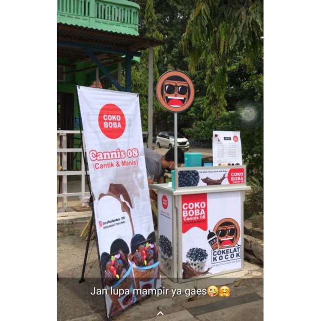 Exp Lama (COD) Paket Usaha lengkap franchise Minuman Boba CoKo Boba Drink Bisa Custom Pake Nama
