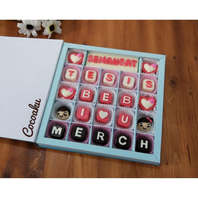 

Cokelat Ucapan Cinta (Hardcase box 25 sekat)