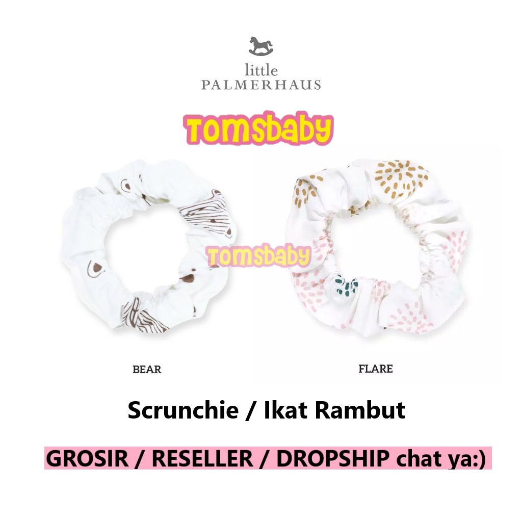 LITTLE PALMERHAUS 1pcs Scrunchie / Ikat Rambut Karet Kuncir Anak Dewasa