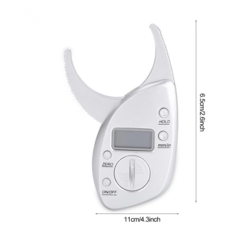 electric body fat caliper pengukur lemak digital