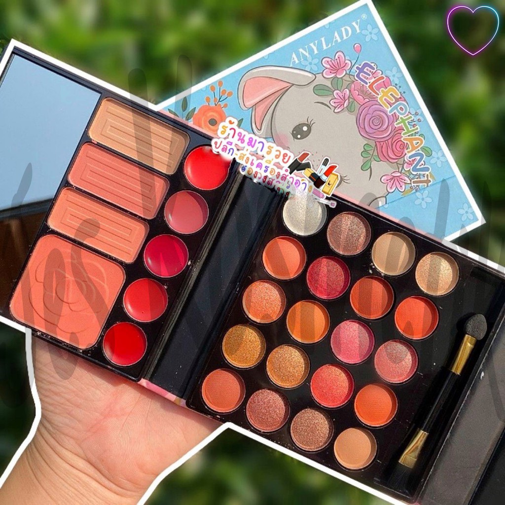 AnyLady Eyeshadow Buku Pallete Baby Elephant / Lovely Unicorn / Cupid / Sweet Peach