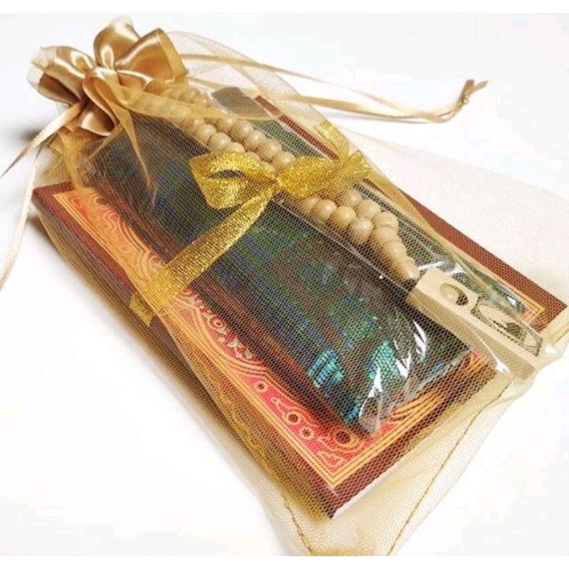 Paket Sajadah ll Sarung ll Tasbih PlusTasTille llSouvenir Pengajian