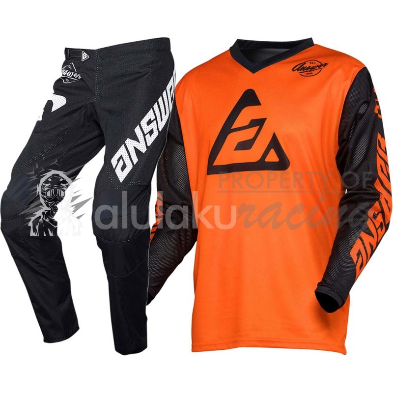 Jersey with Pants Trail Motocross MX with Custom Name &amp; Number – AN008