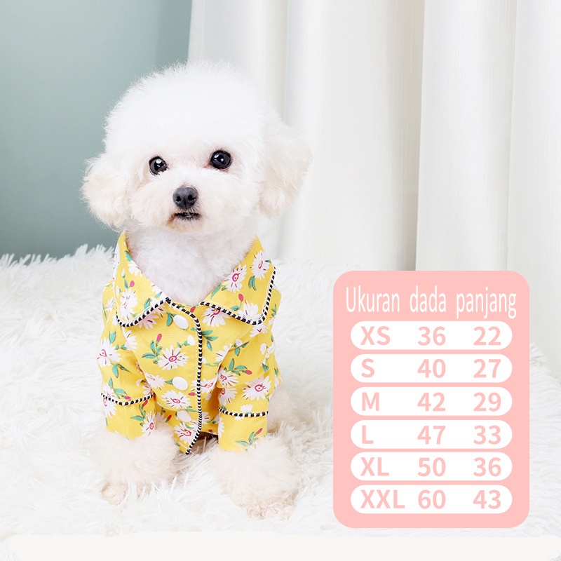 Pet Clothes Pajama Tidur Untuk Anjing dan Kucing Part 2