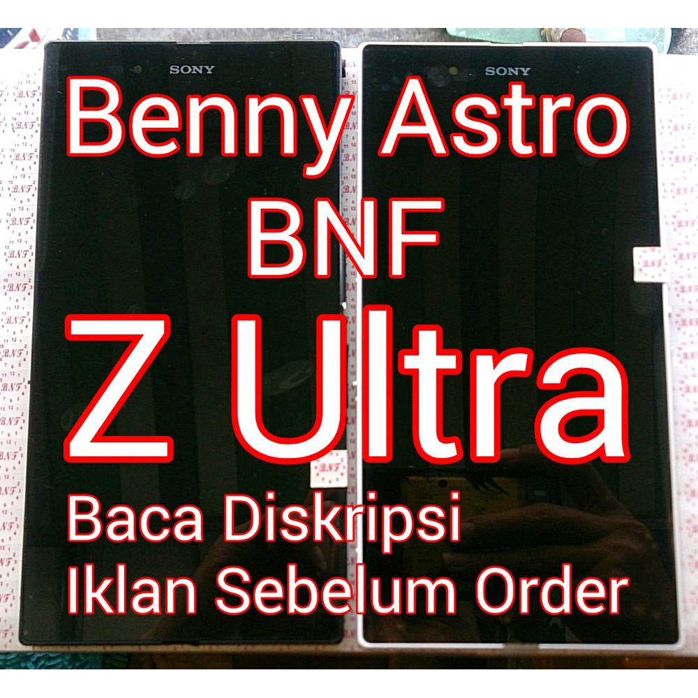 LCD + TouchScreen + Bezel - Sony Xperia Z Ultra - C6802 - C6806 - C6833