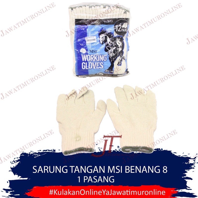 Sarung Tangan Proyek Benang 8 cap KUDA