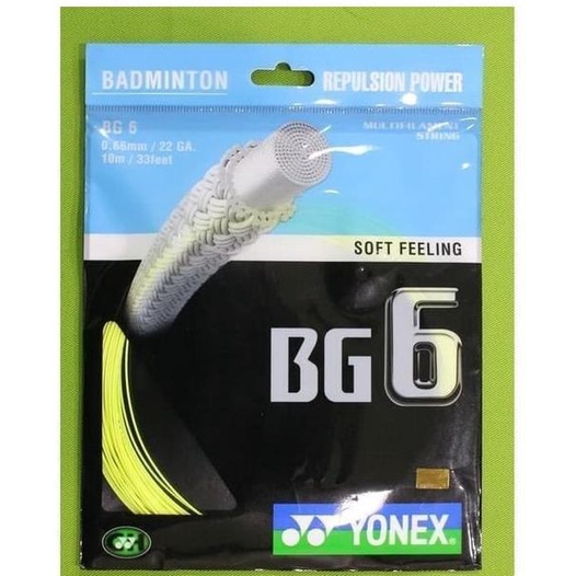 SENAR BADMINTON YONEX BG 6 CH ORIGINAL TERBARU