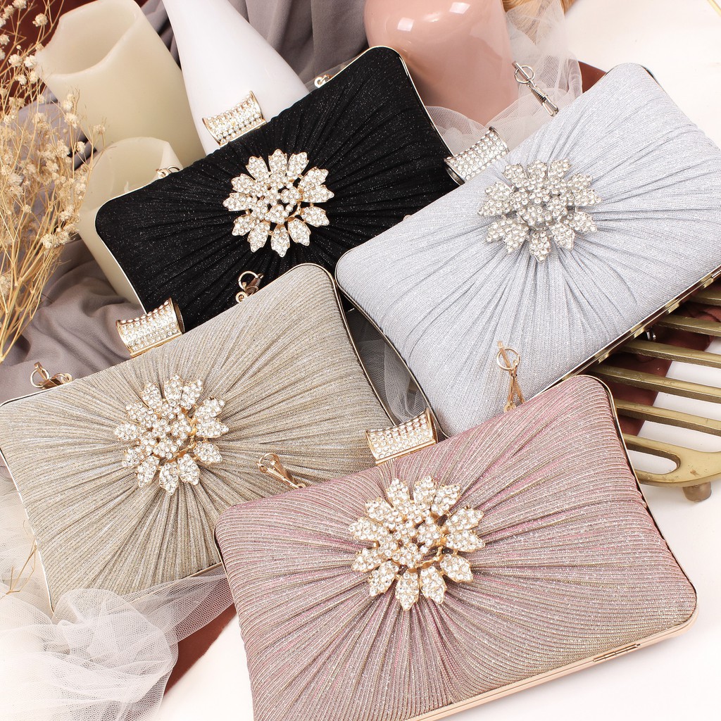 Tas Import Tas Clutch Tas Pesta GO7637 Tas Fashion Wanita Korea Termurah