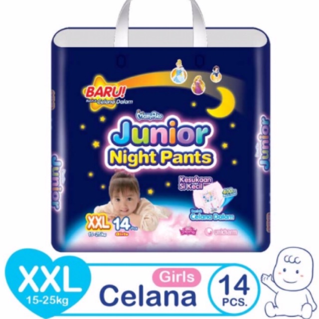 Mamypoko Junior Night Pants XXL 14 Girls