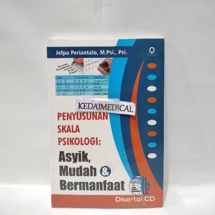 (ORIGINAL) BUKU PENYUSUNAN SKALA PSIKOLOGI:ASYIK,MUDAH &amp; BERMANFAAT (DISERTAI CD)