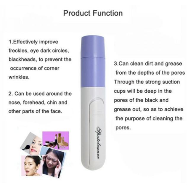 #LC-BeautyTools Alat Penyedot Komedo Cleaner Acne Vacuum Komedo