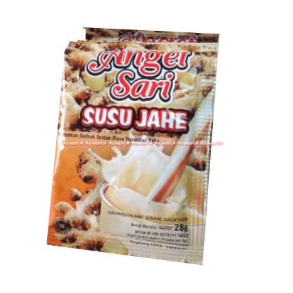 Anget Sari Susu Jahe Isi 5sachet Minuman Angetsari Rasa Susu Dan Jahe 5 sachet Ginger Milk Instan