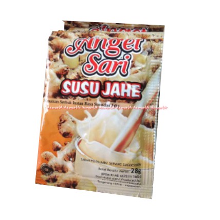 Anget Sari Susu Jahe Isi 5sachet Minuman Angetsari Rasa Susu Dan Jahe 5 sachet Ginger Milk Instan