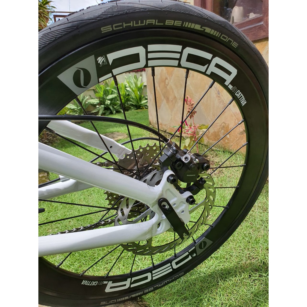 Sepeda Fnhon Blast Discbrake GS Tiagra Putih White Shimano Alloy 2x10s Speed Hidrolis MT-200 MT 200