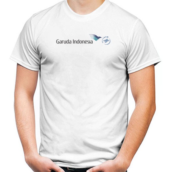 Baju Kaos T-Shirt Penerbangan GARUDA INDONESIA | MASKAPAI | PESAWAT