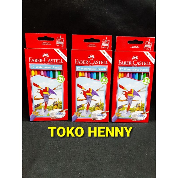 

PENSIL WARNA 12 FABER CASTELL WATER COLOR