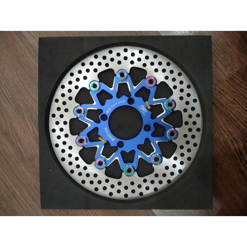 piringan cakram disk floating 260 260mm cen gen mio beat fizr vario jupiter honda yamaha baut 4 data