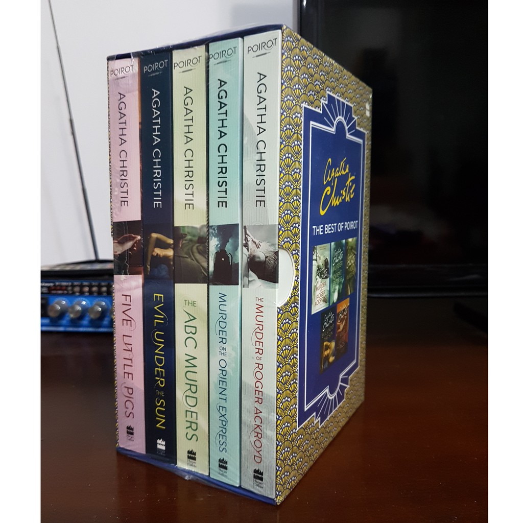 READY ORIGINAL Agatha Christie The Best Of Poirot 5 Books Box Set Boxset