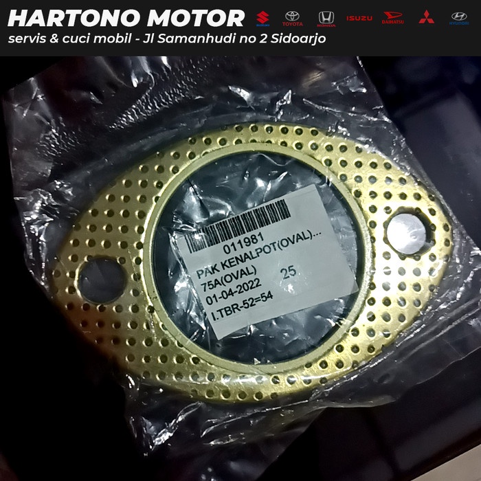 LOKAL PAK KNALPOT / KENALPOT OVAL) ISUZU TBR 52 / 54