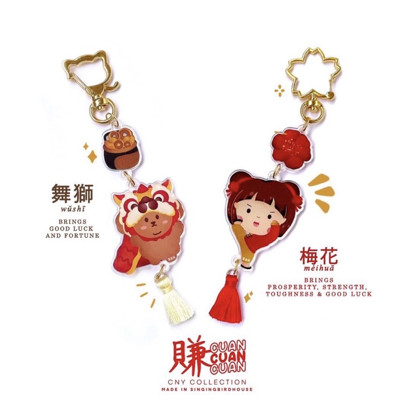 Singing Birdhouse CNY Lucky Charm