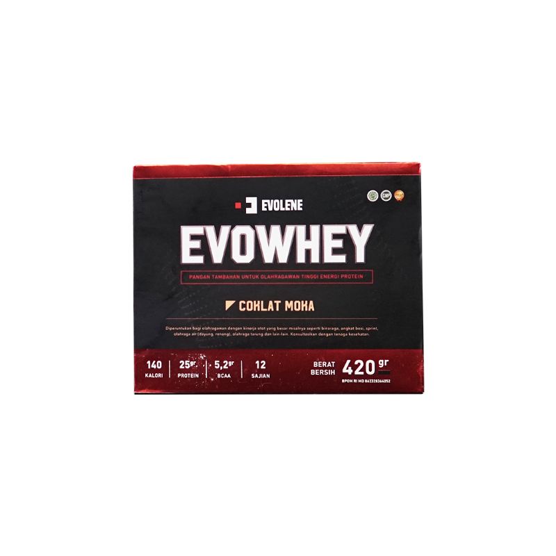 EvoWhey protein 12saset/ 420gr halal BPOM