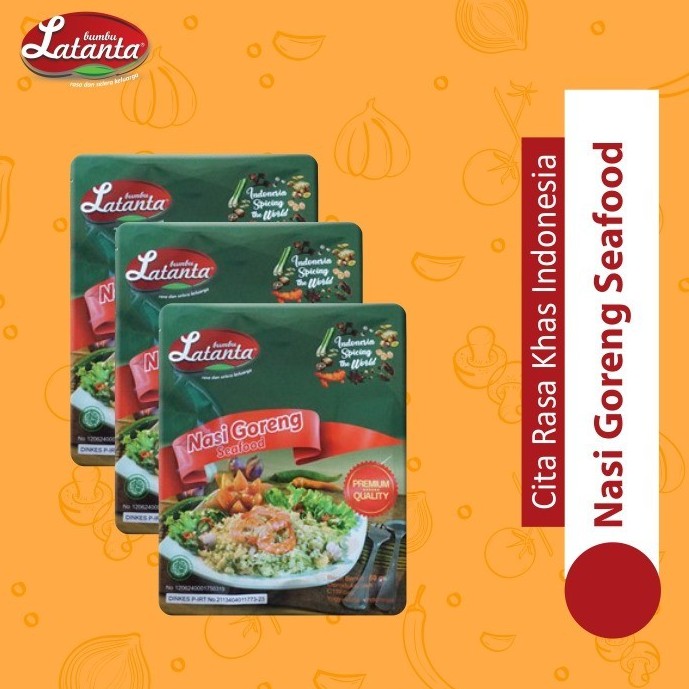 

Bumbu Nasi Goreng Seafood 3 pack @90 gram
