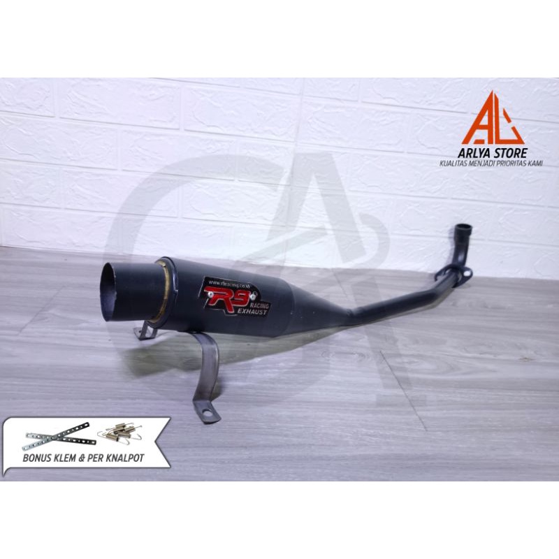 KNALPOT SUPRA FIT NEW-SUPRA X 100 R9 LIS GOLD MATTE BLACK