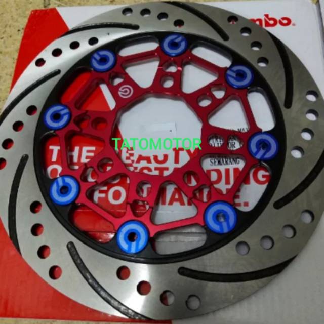 Piringan cakram brembo220mm, buat motor,mio,soul,sporty,vario110,1250,150,scoopy,aerox ,